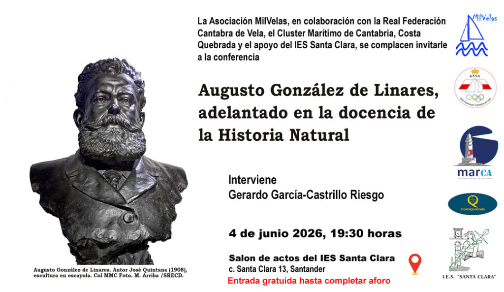Conferencia en Santander sobre Augusto González de Linares, pionero de la Historia Natural en España el próximo 4 de junio